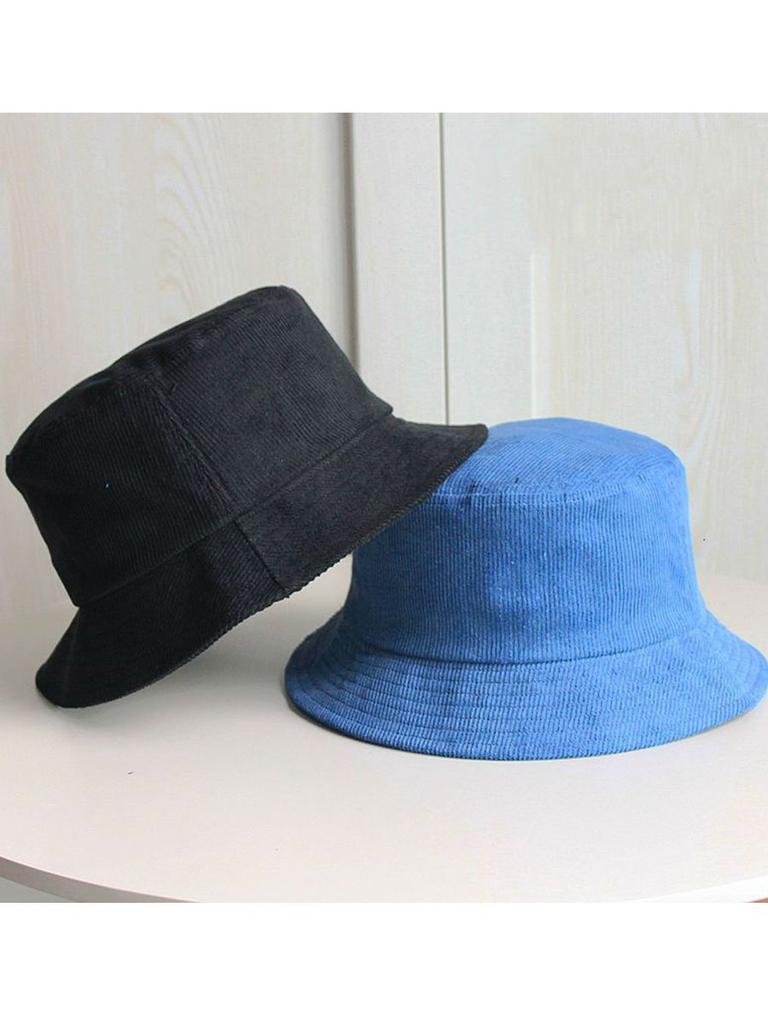 Adult Large Size Fisherman Hat Lady Big Size Corduroy Bucket Hat Men Plus Size Panama Hats 56-60cm 60-63cm