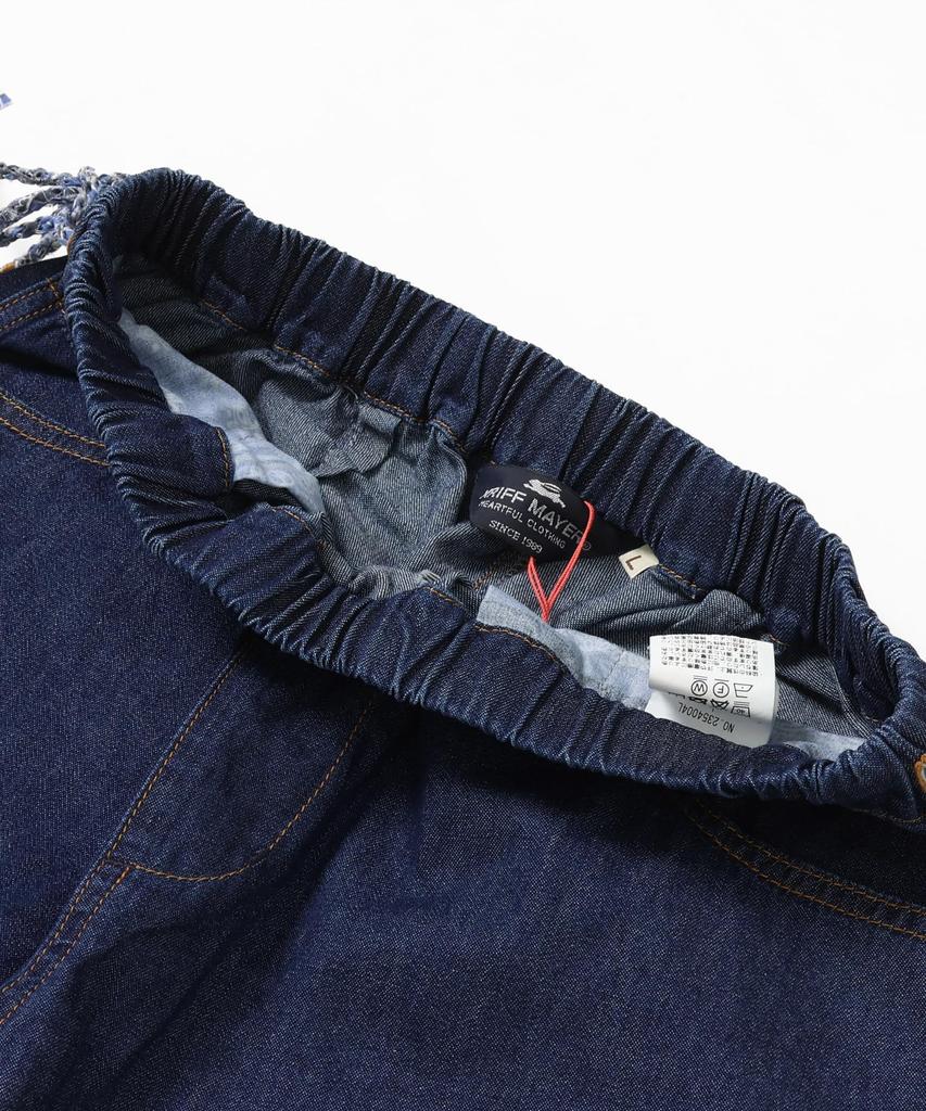 Женские джинсовые брюки Cliff Mayer со средней посадкой и кулиской, темно-синие,