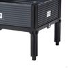 Elevate Planter Box Большая домашняя декоративная приподнятая садовая грядка с ножками для фермерского двора, патио, балкона