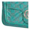 Gucci GG Marmont Double G Logo Print Canvas Mini Shoulder Bag Women Shoulder Bag Light-Blue 476433-2ABNC-8080