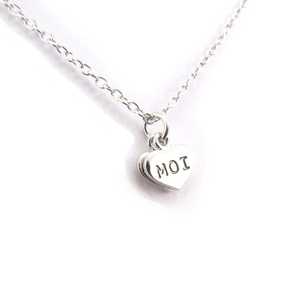 Les Trésors De Lily [J7758] — Серебряное дизайнерское колье «Toi et Moi».