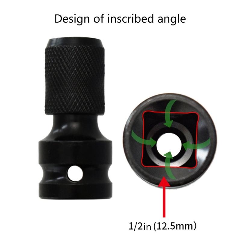 Переходник с 1/2'' квадрата на 1/4'' гнездо, Дрель, Гаечный ключ, Трещотка, Переходники для привода, Удлинитель, Квадратный, Набор бит для ударного шуруповерта