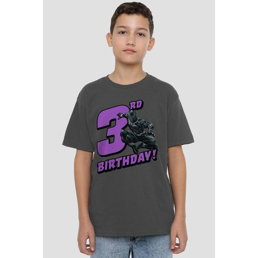 Black Panther Childrens/Kids 3rd Birthday T-Shirt