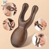 Portable Nose Massage Tool Wooden Funny Frog Face Roller Therapy Lifting Promote Blood Massager Circulation Tools Point Nos