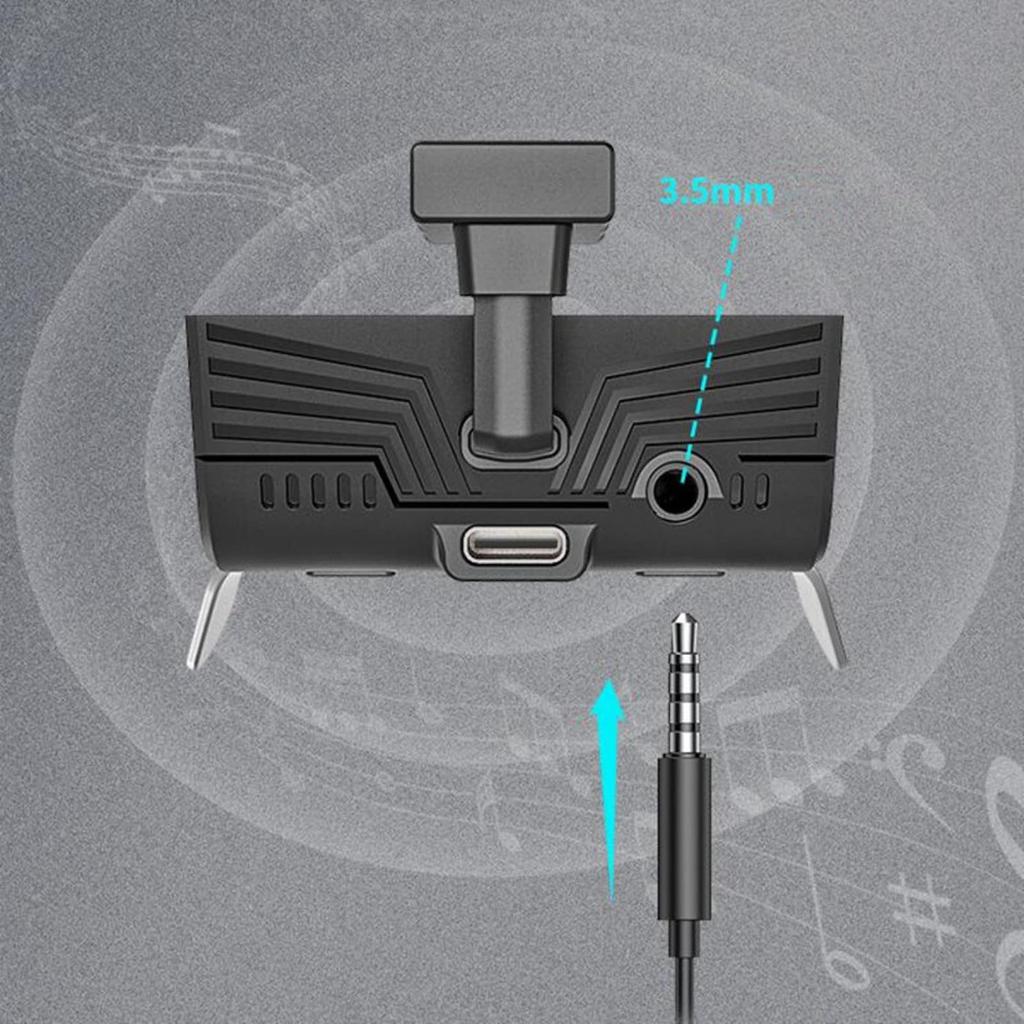 Controller Handle Back Attachment with Headphone Jack for Xbox Series Plug-and-Play 3.5mm X/S