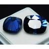 16.90 Ct NATURAL Sapphire BLUE Cushion Cut   Loose Gemstone Pair