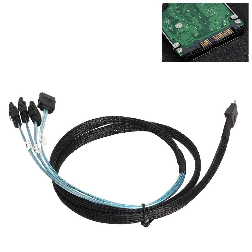 Cable SFF‑8654‑4 7 Pin Array Disk PVC Computer Accessories