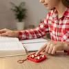 Portable Christmas Keyboard Keychain 4 Buttons Press Decompression Button Toy  Christmas Decoration