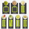 Multi-functional Vegetable Cutter Potato Shredder Grater Household Kitchen Vegetable Portable Cutter God 16/14 Pieces Set