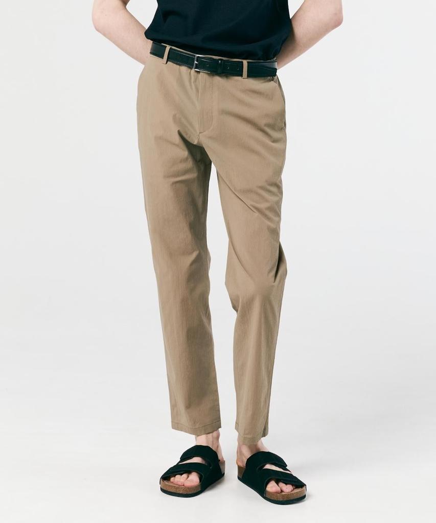 NOTIG Regular Fit Elastic Waist Cotton Pants Beige_Ols1Ptlp104I1