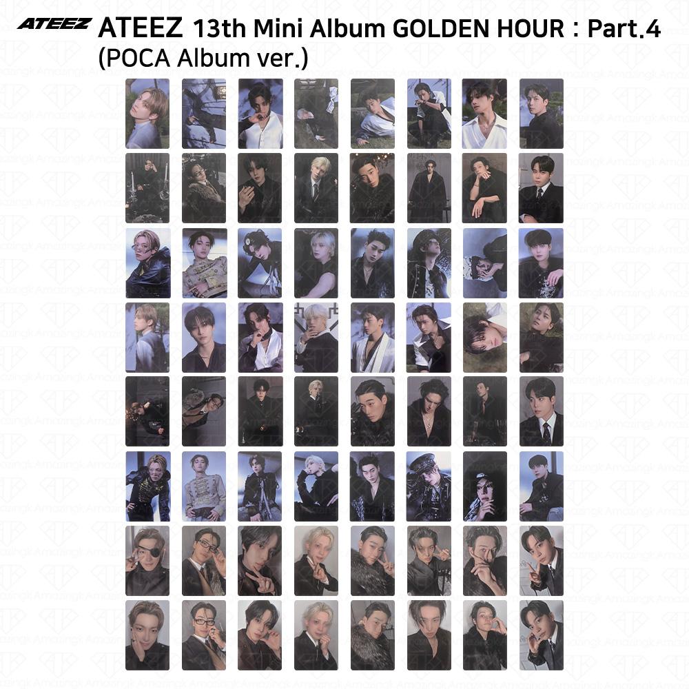 ATEEZ 13-й мини-альбом Golden Hour Часть 4 POCA Альбом версия. Фотокарта