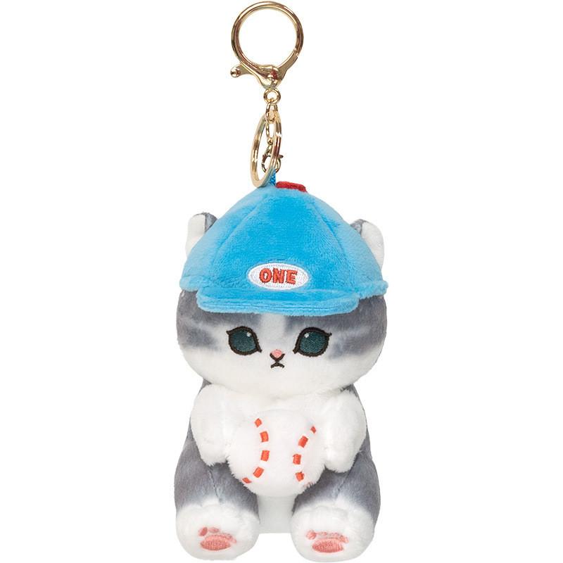 Бейсбол Регби Мофусанд Плавание Бадминтон Кот Плюшевый Брелок Сумка Подарок Подвеска