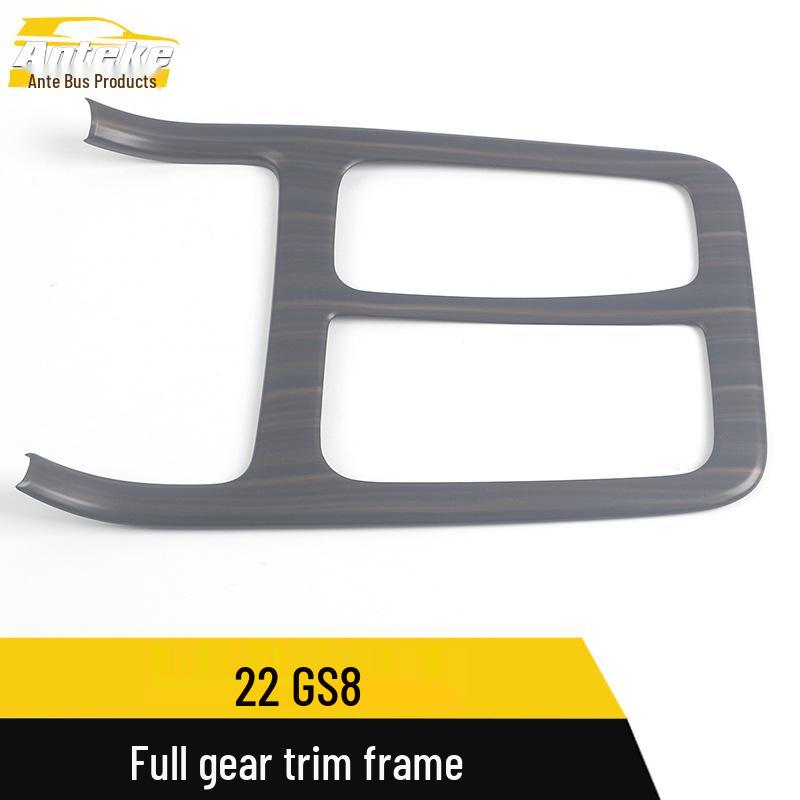 GS8 Gear Shift & Console Decor Frame: Fits 22 Models, Full Coverage Cup Holder & Gear Position Sequin Sticker Accessories