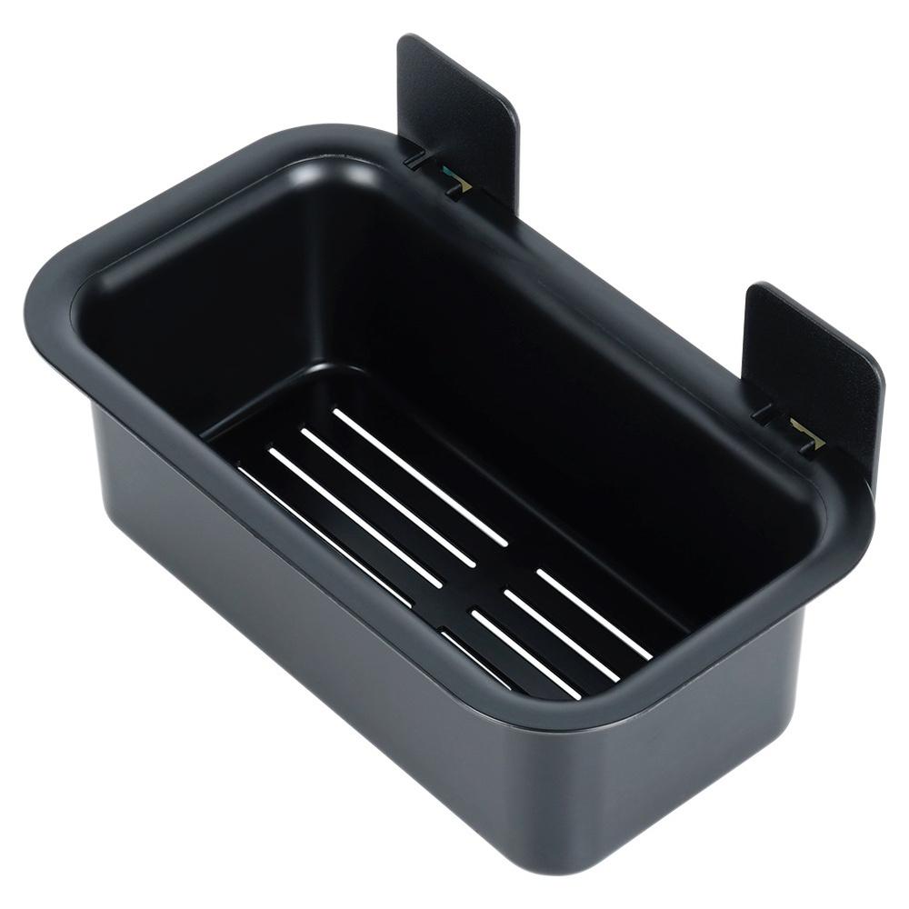 Black toilet paper holder 16.5 cm