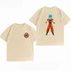 Dragon Ball Super Goku Super Saiyan Blue Goku Logo Print T-Shirt Casual Short Sleeve Cotton Anime Streetwear Unisex'st-Shirt
