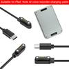 Magnetic Charging Cable For PLAUD Note AI Overcharge Protection 1M Meeting Recorders Charging Cord Black Fast Charging Line