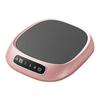 3 Temperature Setting Coffee Mug Warmer Timer Function Electric Heating Plate  Desk Use