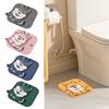 Cartoon Dog Floor Drain Mat Anti-odor Sewer Filter Pad  for Bathroom Hair Collection