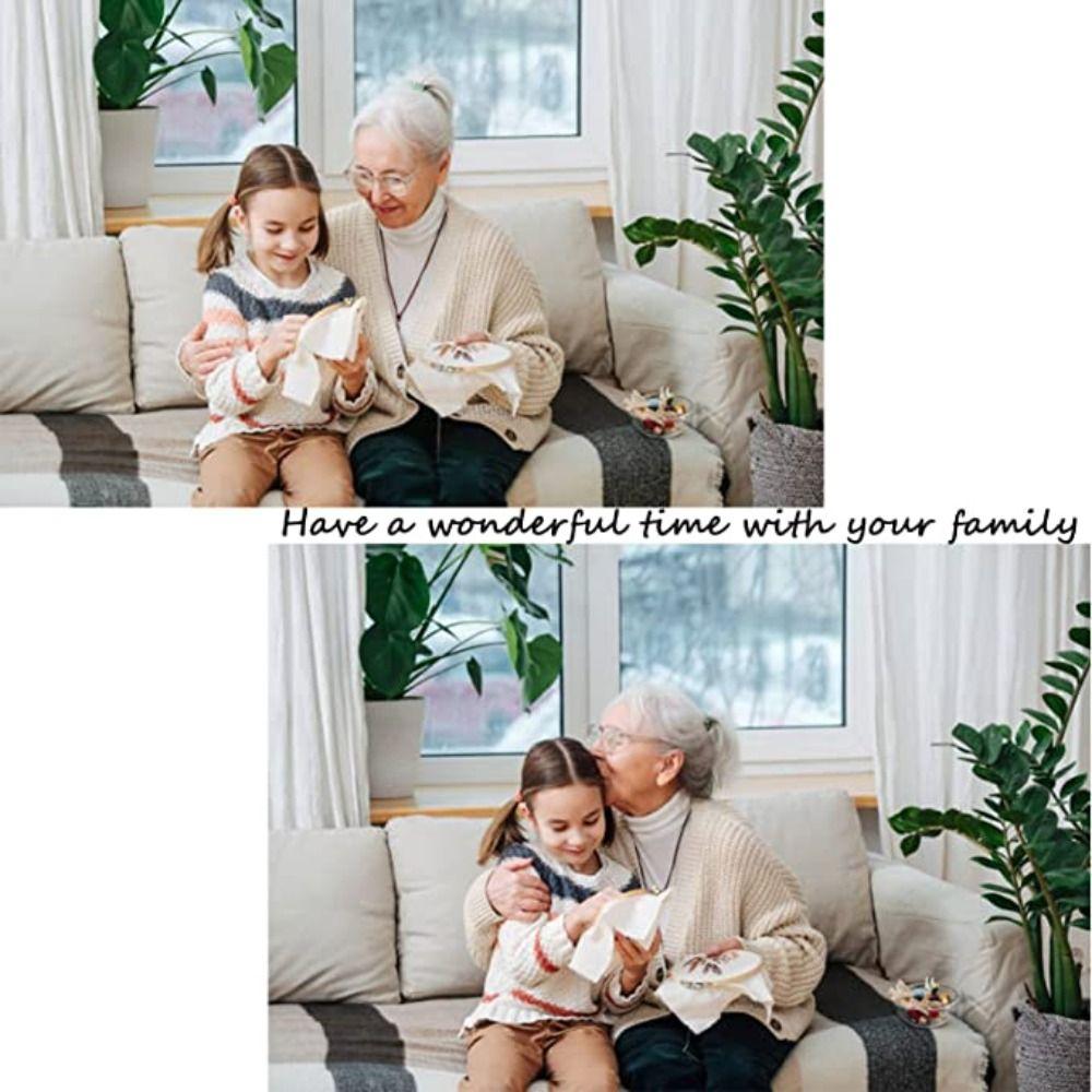 Gift Embroidery Hoops Beginners Home Decoration Flower Embroidery Kit Cross Stitch Needlepoint Kit