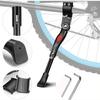 Adjustable Bike Kickstand Aluminum Rear Side Bicycle Stand for Bike 22"-27" Bicycle Foot Support