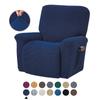 Split Jacquard Recliner Cover Elastic Lazy Boy Chair Sofa Covers Stretch Spandex Couch Slipcovers Armchair Case Solid Color