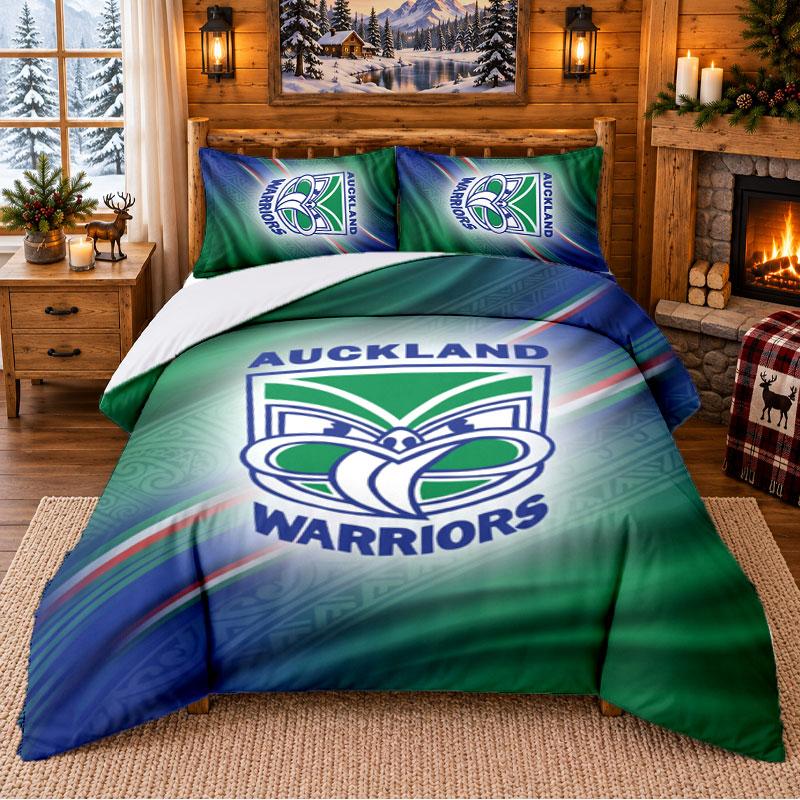 Printed 3Pcs Bedding Set Wigan Warriors Pattern Bed Sheet Pillowcase For Bedroom Decor