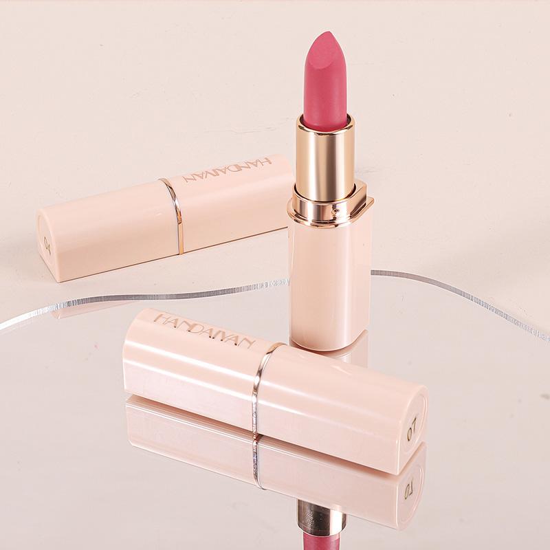 HANDAIYAN 8 Nude Velvet Lipstick Sexy Charm Texture Lipstick Водостойкая антипригарная матовая помада для губ
