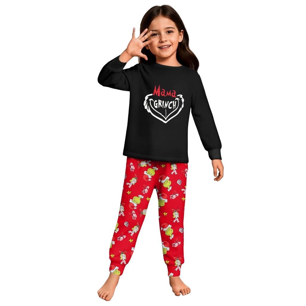 Children's Boys And Girls Thin Two-piece Long-sleeved Pants Two-piece