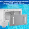 Wide Mouth Skimmer Cover Above Ground Pool Skimmer Lid with Handle 12"x6" Skimmer Plate Cover for SP1091WM SP1094 K002WBX Winter Protection