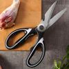 Large Stainless Steel Multifunctional Kitchen Scissors for Cutting Vegetables, Fish, Chicken, Duck, and Barbecue