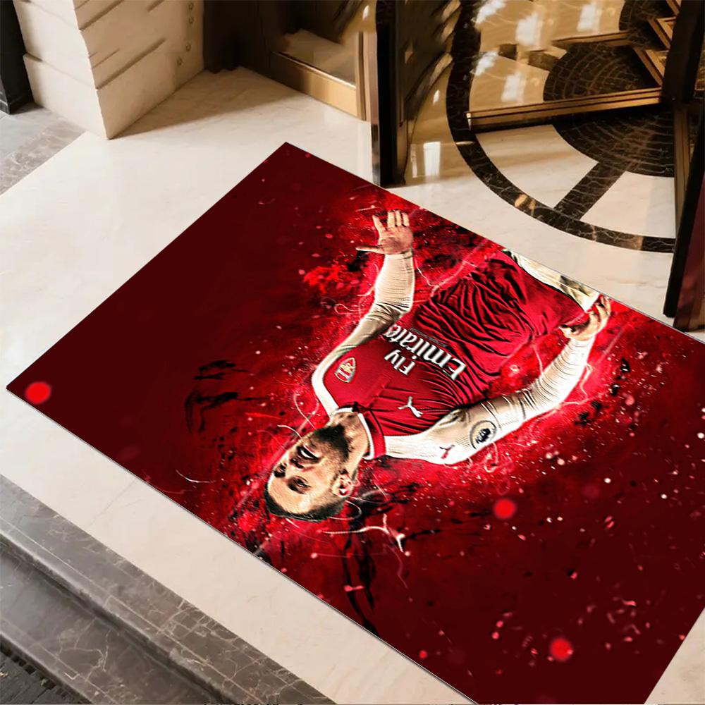Dynamic Soccer Celebration Floor Rug Office Rug Suitable for Hallway Kitchen Bedrooms Outdoor Anti-slip Rug Anime Office Decor Birthday/Christmas Gift