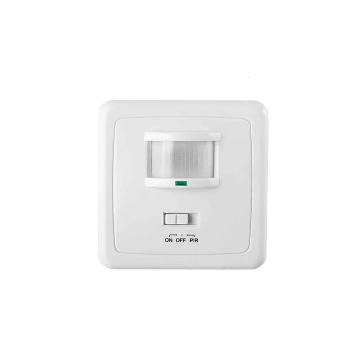 Датчик движения - E3 - Встраиваемый - Обнаружение 140° - Дальность 12 м - Размеры 80x80x34 мм