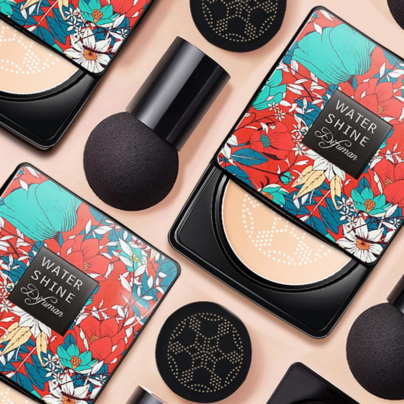 Mushroom Head Air Cushion BB Concealer Water Sense Collagen Cream Make Up Cosmetics Moisturizing Foundation Air-permeable BB Cream Beauty Tool