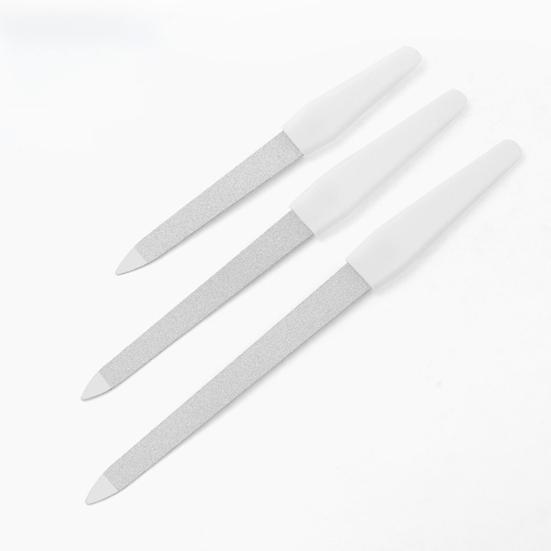 Многофункциональный инструмент для полировки ногтей с двойной головкой и нескользящей ручкой