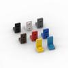 50 шт. Детали MOC 73825 Кронштейн 1x1 - 1x2 Перевернутый Совместимые Кирпичики DIY Сборка Строительные Блоки Головоломка Игрушка Подарок Частица Ребенок