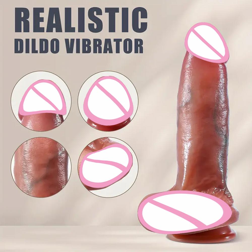 Толстый Большой Дильдо Пенис Контроль Телескопический Вибратор Реалистичная Точка G Вагина Мастурбация Эротический Член Секс-Игрушки Секс-Машины Гей