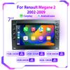 2Din 7-дюймовый мультимедиа для Renault Megane 2 2002-2009 Android Радио GPS Интеллектуальная система автомобиля Smart Autoradio Wireless Carplay