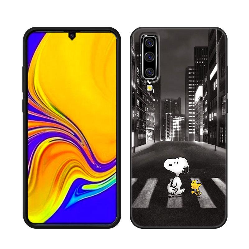 Cartoon Kawaii Snoopy Phone Case For Samsung A13 A22 A24 A32 A23 A25 A34 A35 A52S A53 A54 A55 A73 5G A12 A14 A15 A31 A33 A50 A51