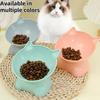 Hot-selling Pet Cat and Dog Bowl Tall Bowl Neck Guard Cat Pet Bowl Anti-tipping Double-eared Washable Pet Feeding Bowl