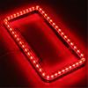 Universal 54 LED 12V Lighting Acrylic Plastic License Plate Cover Frame Kit