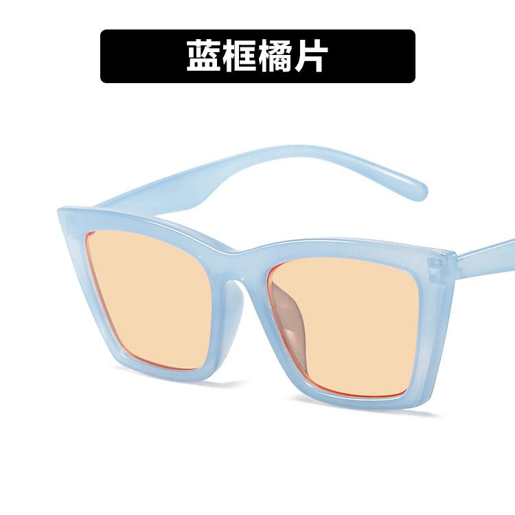 Солнцезащитные очки «кошачий глаз» в белой оправе, модные женские, вогнутой формы, с защитой от ультрафиолета, с сильным светом, усовершенствованные солнцезащитные очки с круглым лицом