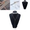 Fashionable Rhinestone Decoration Women Neck Necklace With Tassels For Casual And Evening Wear