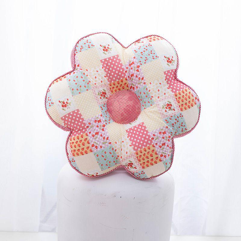 Корейская подушка с цветком сливы: Подушка для сна из 100% хлопка для офиса и спальни