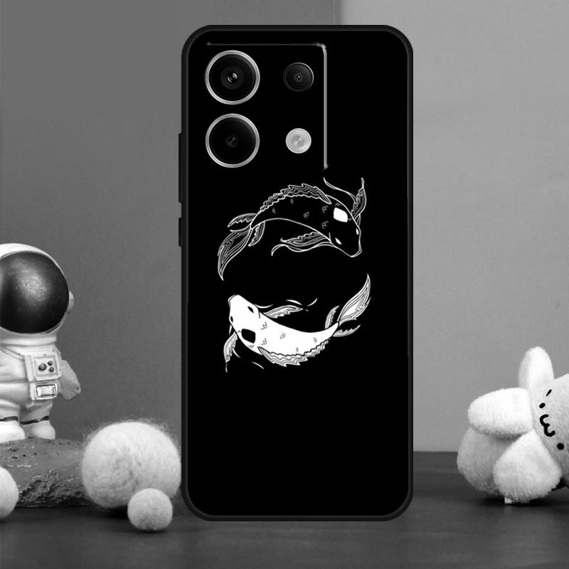 Чехол Ying Yang с рыбками Кои для Xiaomi Redmi Note 9 10 11 12 13 Pro Plus 12S 11S 10S 9S Remdi 12 13 C 9C 10C