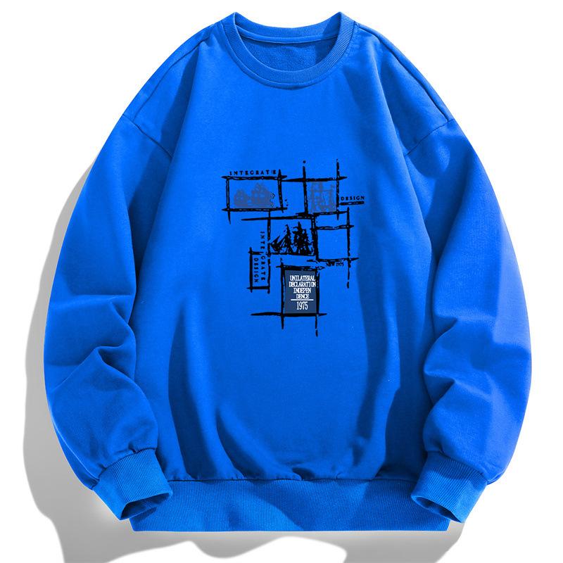 Футболка с длинными рукавами на осень и весну, мужская рубашка-свитер, мужской свитер с круглым вырезом, мужской свитер