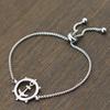 Boat Anchor Bracelet Men Women Adjustable Fashion Silver Chain Ocean Style Handmade Viking Brazelet Beach Jewelry Gift
