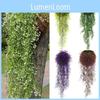 Elegant Plastic Artificial Hanging Basket Flower Vine For In/outdoor Wall Decoration