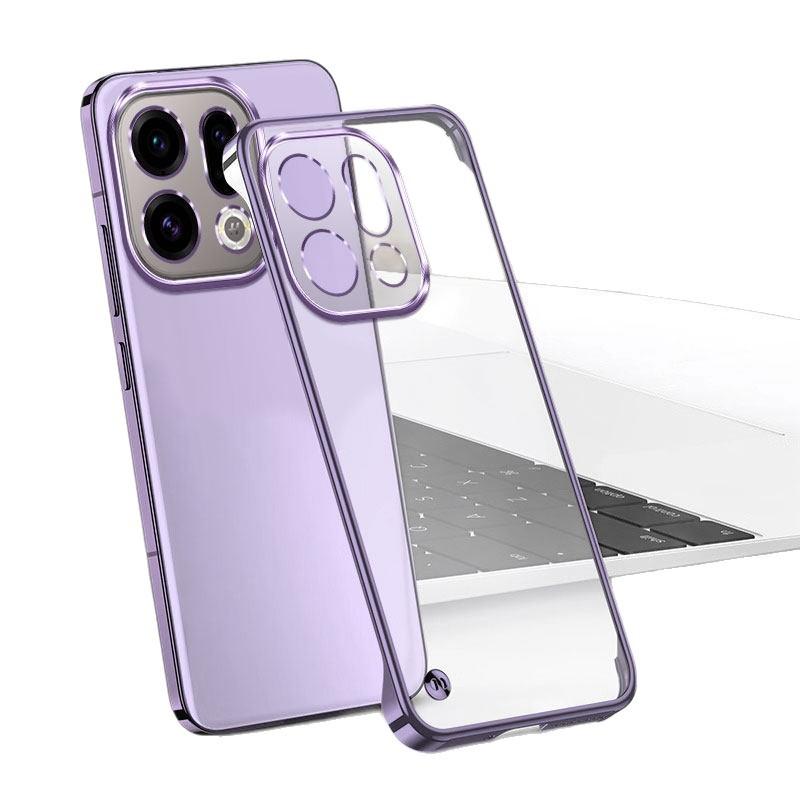 Подходит для чехла для мобильного телефона OPPO Find X1, прозрачный, гальванизированная, безрамочная, Find X1 Pro, ультратонкий, противоударный, защитный чехол por