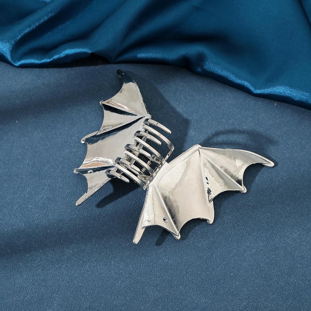 Металлический Зажим для Волос Серебристый Рейв Преувеличенный Заколка Зажим для Волос Девочки Фестиваль Хвост Заколки Головные Уборы Аксессуары