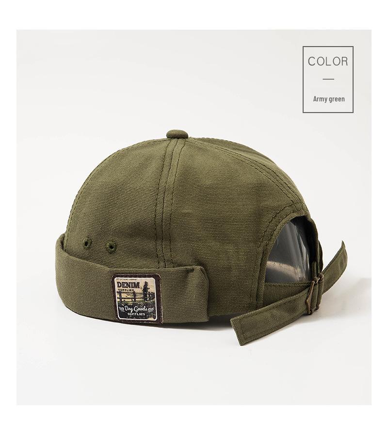 Spring Retro Korean-Style Unisex Melon Skin Hat - Japanese-Inspired Niche Sports Cap